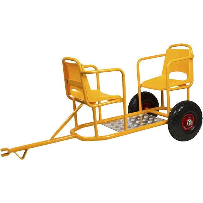 RABO Moon-Car Trolley, Kork. 68 cm, Pit. 136 cm, Lev: 58 cm, keltainen, 1 kpl