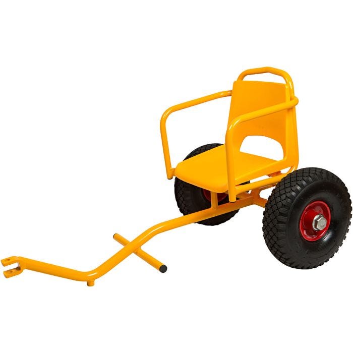 RABO Moon-Car Sulky, Kork. 58,5, Pit. 98 cm, Lev: 58,5 cm, keltainen, 1 kpl