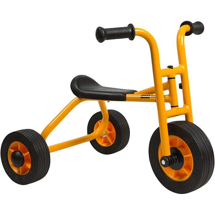 RABO 3-Pyöräinen Potkupyörä, Kork. 39 cm, Pit. 60 cm, Lev: 46 cm, 1 kpl