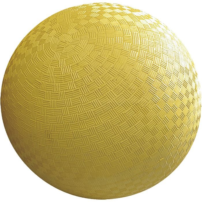 Monitoimipallo, halk. 18 cm, keltainen, 6 kpl/ 1 pkt