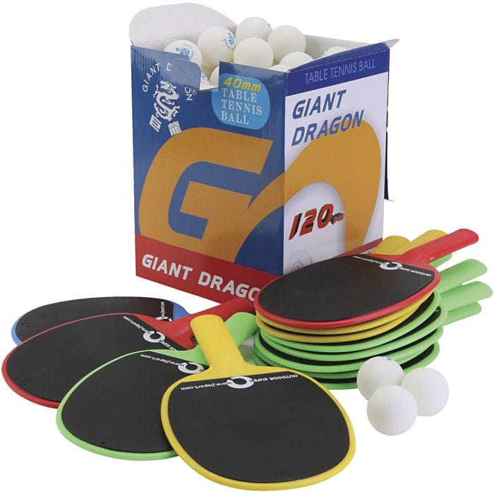 Pingis-Setti Ulkokäyttöön, 1 set