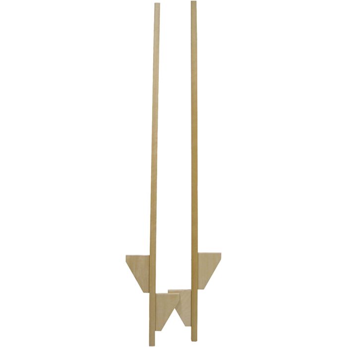 Puujalat, Kork. 140 cm, 6 kpl/ 1 pkt