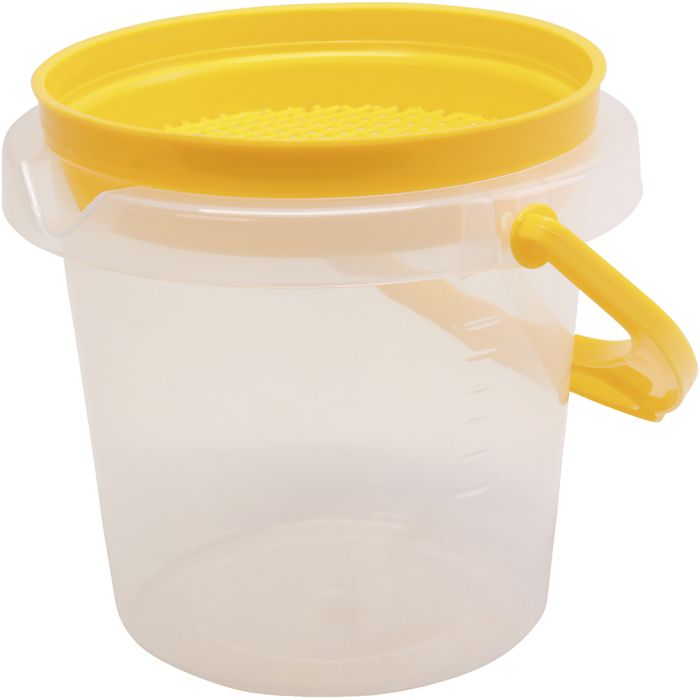dantoy-ämpäri siivilällä, Kork. 14 cm, 1,2 l, 12 kpl/ 1 pkt