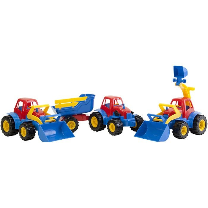 dantoy Traktorisetti, koko 30-42 cm, 3 kpl/ 1 set