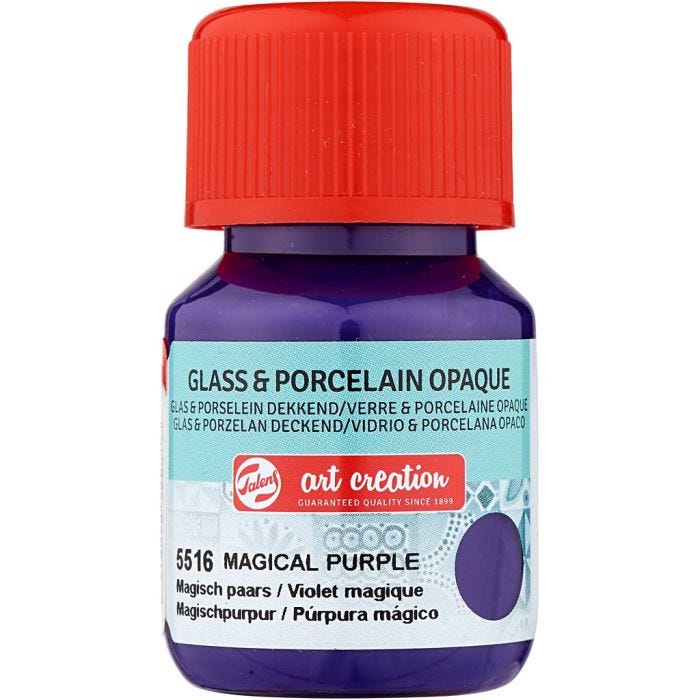 Keramiikka- ja posliinimaali, violetti, 30 ml/ 1 pll