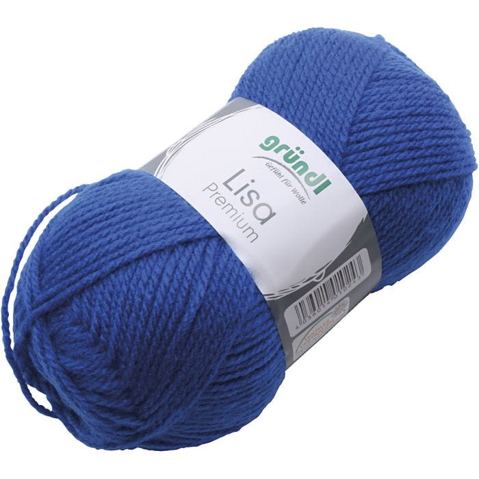 Akryylilanka, tummansininen, 50 g/ 1 kerä