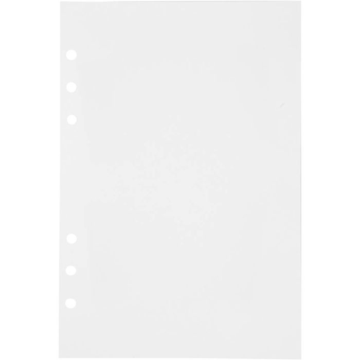 Kalenterin sivut, koko 142x210 mm, Sivujen määrä 36, 120 g, valkoinen, 1 kpl