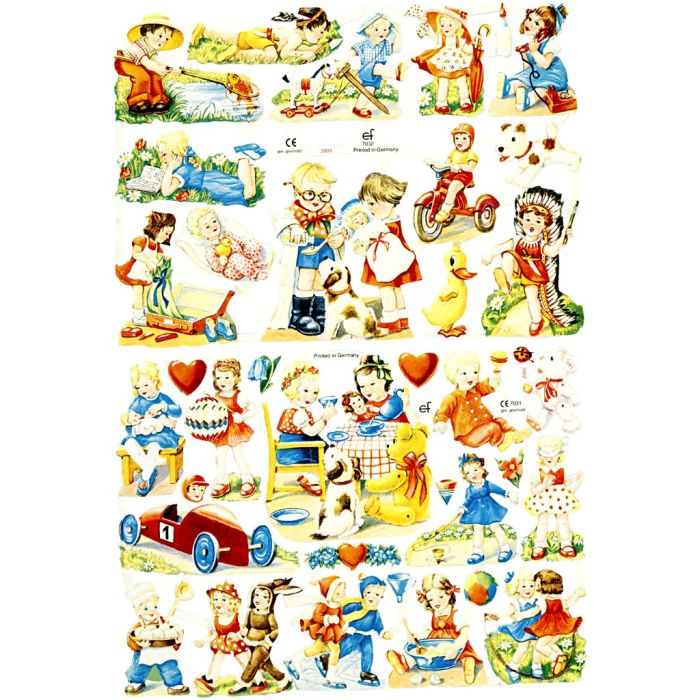 Kiiltokuvat, Lapset, arkki 16,5x23,5 cm, 2 ark/ 1 pkt