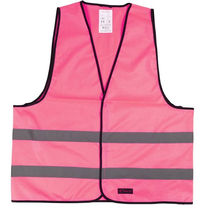 Heijastinliivi, Pit. 73 cm, Lev: 65 cm, koko XL, pinkki, 1 kpl