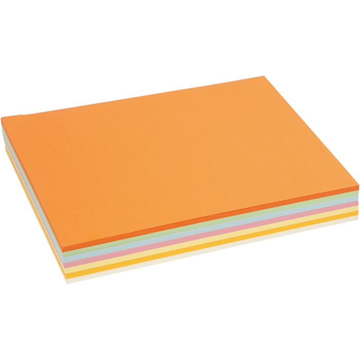Pastellikartonki, A4, arkki 210x297 mm, 160 g, pastellivärit, 210 laj/ 1 pkt