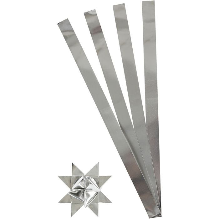 Paperisuikaleet, Pit. 73 cm, halk. 11,5 cm, Lev: 25 mm, hopea, 100suikaleet/ 1 pkt