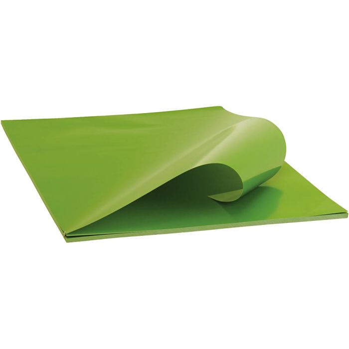 Kiiltopaperi, arkki 32x48 cm, 80 g, vaaleanvihreä, 25 ark/ 1 pkt