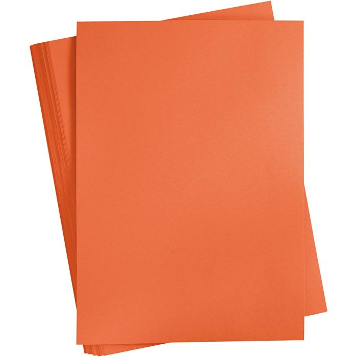 Kartonki, A2, arkki 420x594 mm, 180 g, oranssi, 100 ark/ 1 pkt