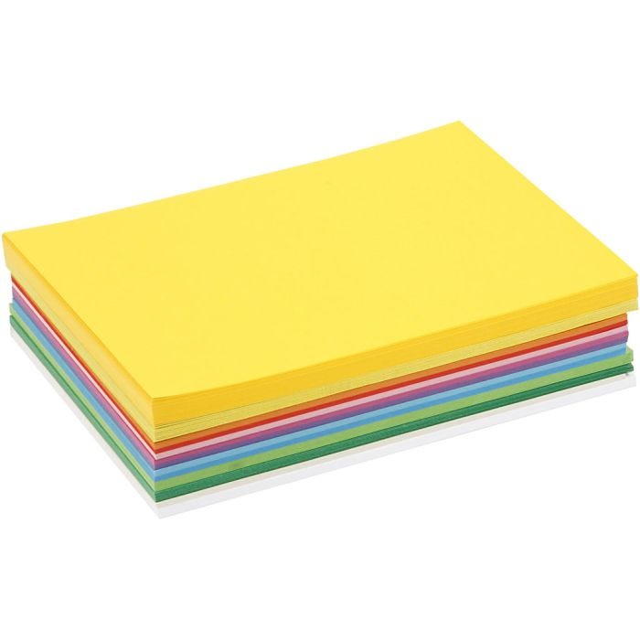 Kevätmalliston Kartonki, A5, arkki 148x210 mm, 180 g, värilajitelma, 300 laj/ 1 pkt