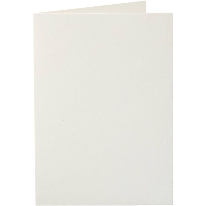 Korttipohja, kortin koko 10,5x15 cm, 220 g, luonnonvalkonen, 10kpl/ 1 pkt