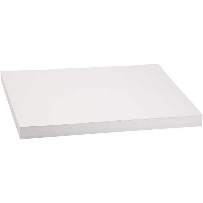 Kartonki, A3, arkki 297x420 mm, 250 g, valkoinen, 100 ark/ 1 pkt