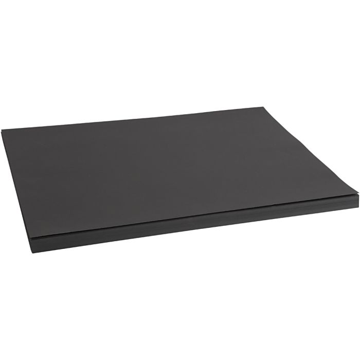 Kartonki, A2, arkki 420x594 mm, 200 g, musta, 100 ark/ 1 pkt