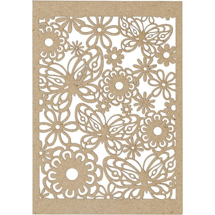 Pitsikartonki, arkki 10,5x15 cm, 200 g, luonnonrusk., 10 kpl/ 1 pkt