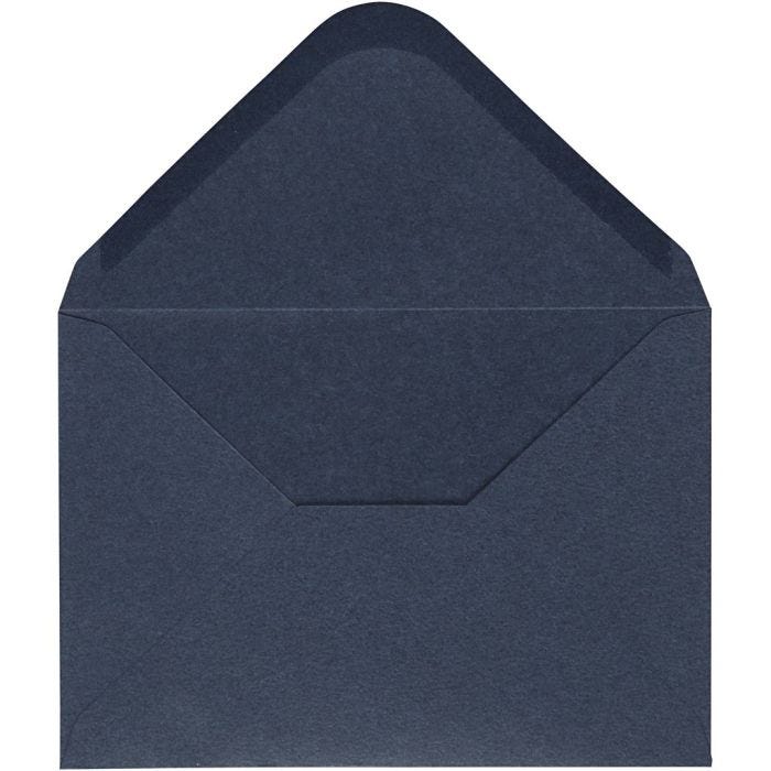 Kirjekuori, kirjekuoren koko 11,5x16 cm, 110 g, sininen, 10kpl/ 1 pkt