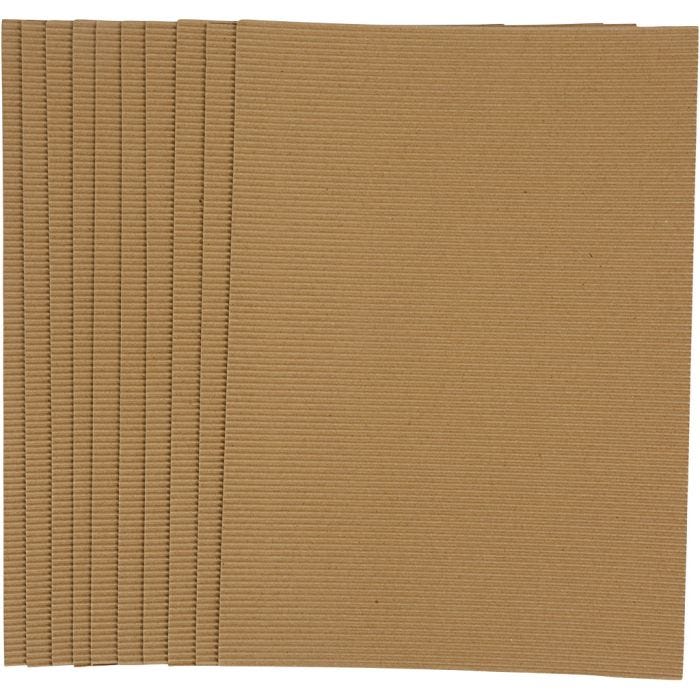 Aaltokartonki, arkki 25x35 cm, 120 g, 10 ark/ 1 pkt