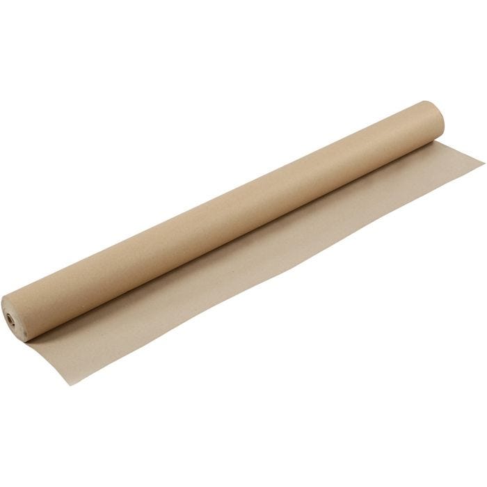 Piirustuspaperirulla, Lev: 96 cm, 130 g, ruskea, 30 m/ 1 rll