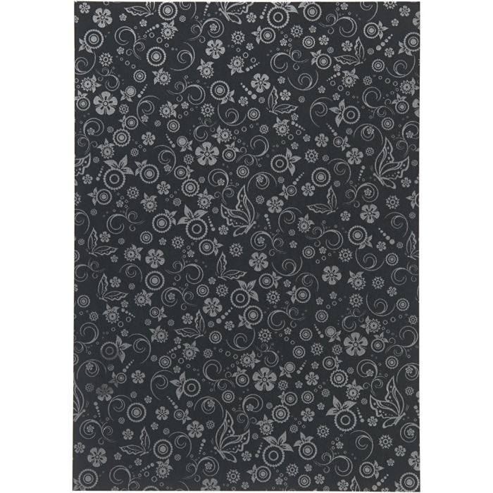 Paperi, A4, arkki 210x297 mm, 80 g, musta, 20 ark/ 1 pkt