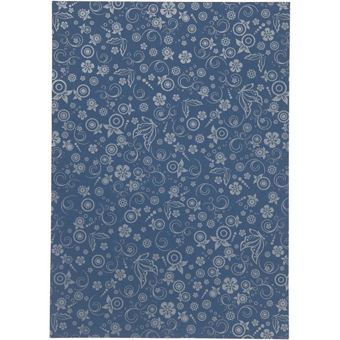 Paperi, A4, arkki 210x297 mm, 80 g, sininen, 20 ark/ 1 pkt