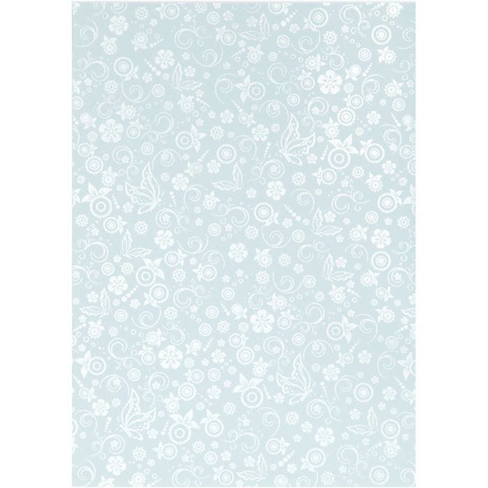 Paperi, A4, arkki 210x297 mm, 80 g, vaaleansininen, 20ark/ 1 pkt
