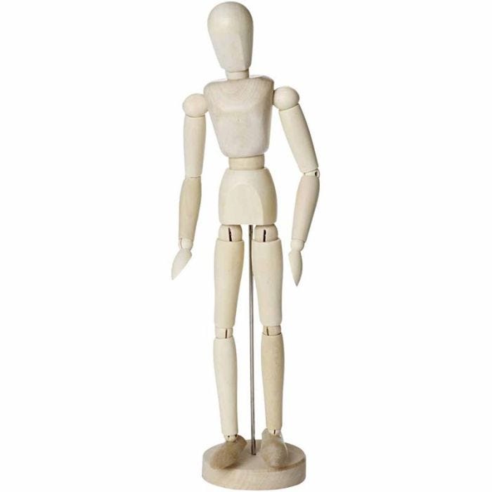Mallinukke , Nainen, Kork. 30 cm, 1 kpl
