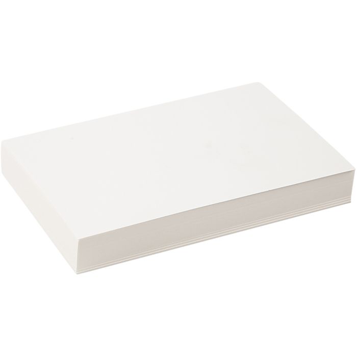 Vesiväripaperi, A5, arkki 148x210 mm, 200 g, valkoinen, 100 ark/ 1 pkt