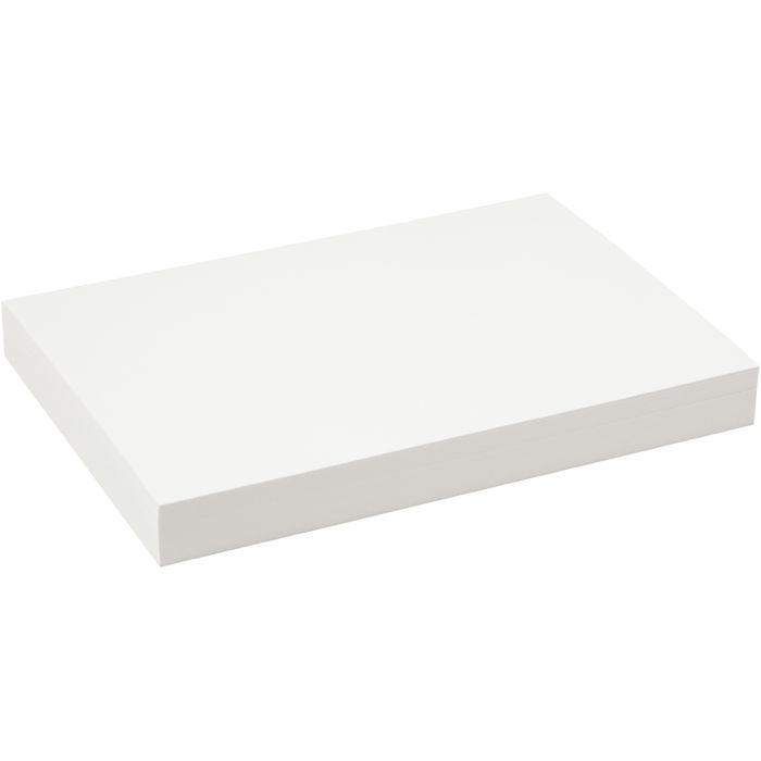 Vesiväripaperi, A4, arkki 210x297 mm, 200 g, valkoinen, 100 ark/ 1 pkt