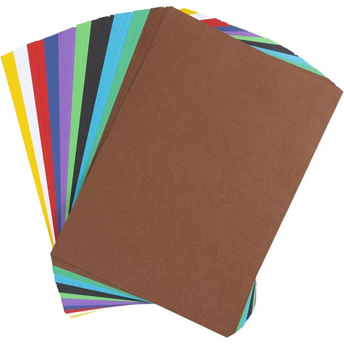 Creativ-paperi, koko A4, 120 g, 100 ark/ 1 pkt