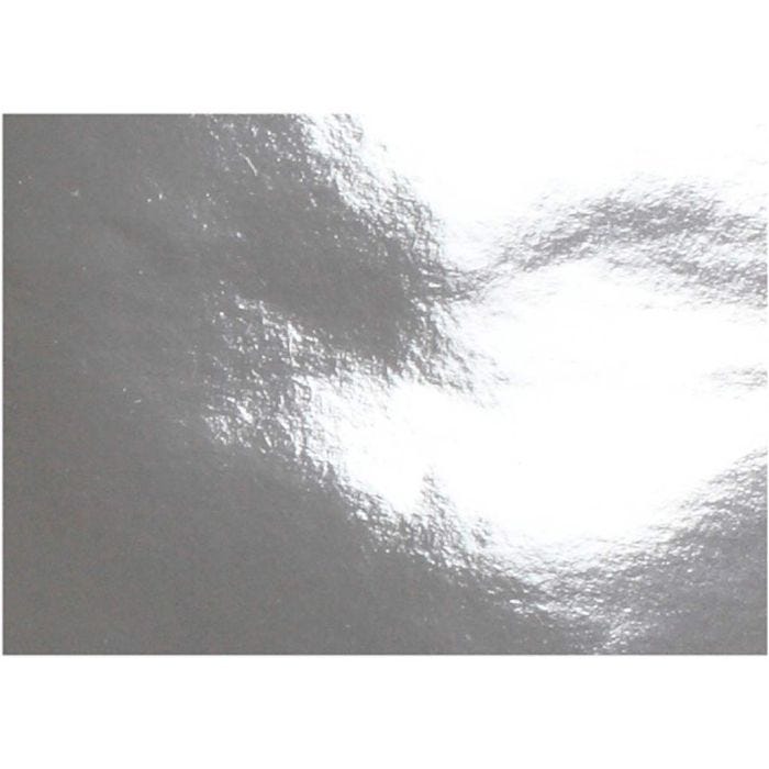 Metallipaperi, A4, arkki 210x297 mm, 120 g, hopea, 100 ark/ 1 pkt