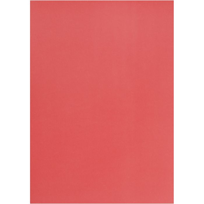 Vellum-paperi, A4, arkki 210x297 mm, 100 g, punainen, 10 ark/ 1 pkt