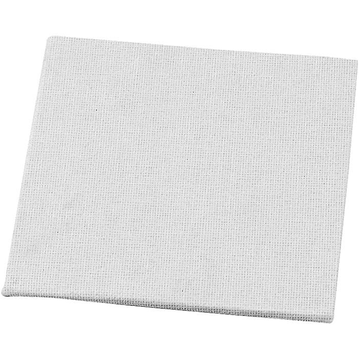 Maalauslevy, koko 10x10 cm, paksuus 3 mm, 280 g, valkoinen, 1 kpl