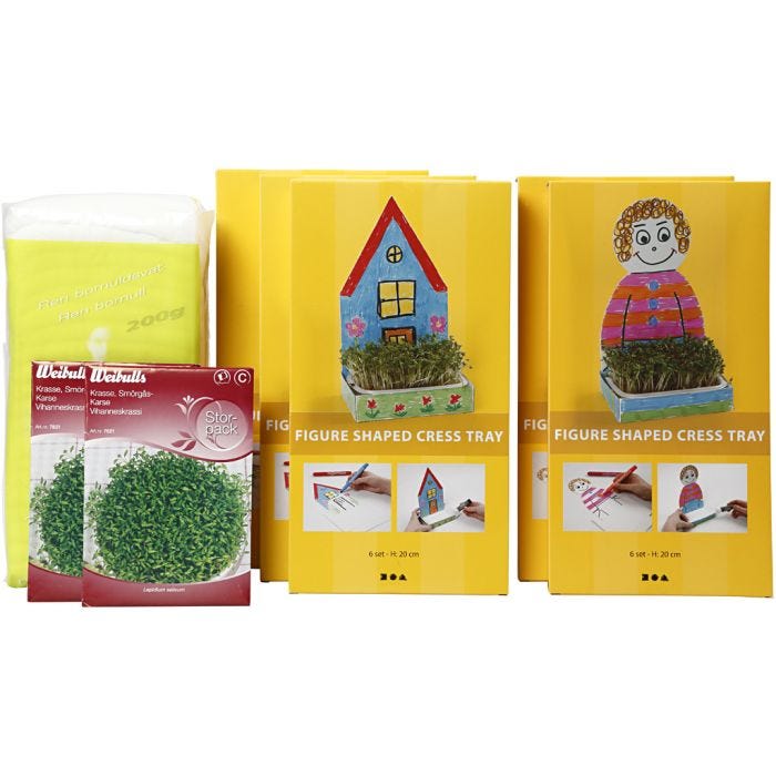 Krassilaatikot, Kork. 20 cm, valkoinen, 30 set/ 1 pkt