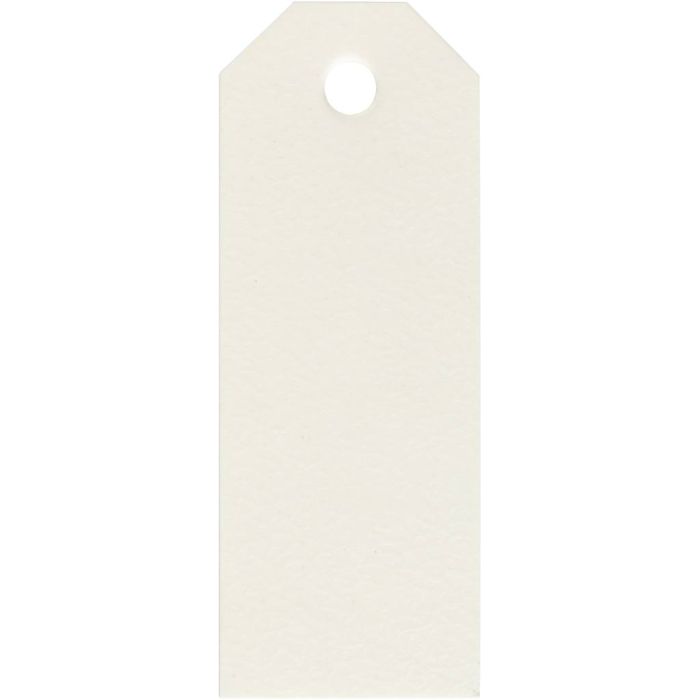 Manillaetiketit, koko 3x8 cm, 220 g, luonnonvalkonen, 20 kpl/ 1 pkt