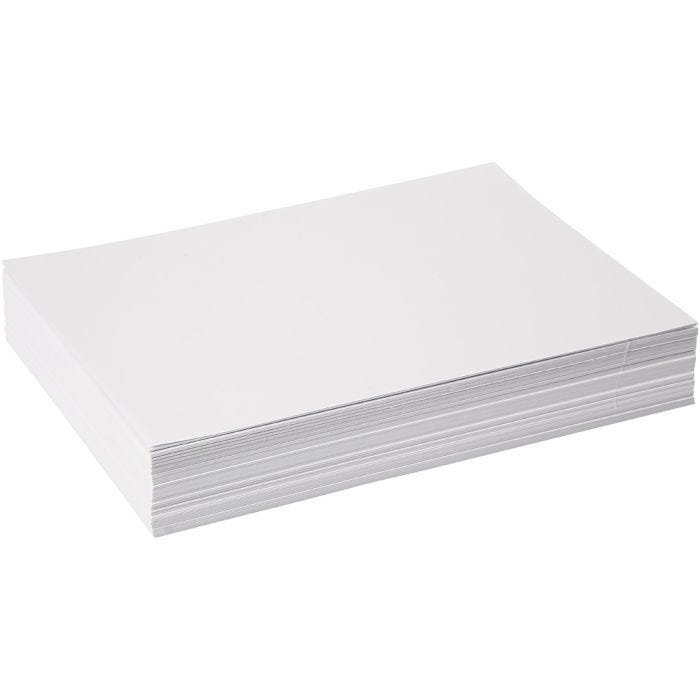 Piirustuspaperi, A4, arkki 210x297 mm, 130 g, valkoinen, 250 ark/ 1 pkt