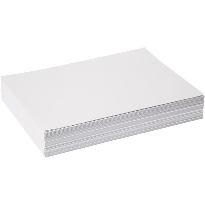 Piirustuspaperi, A4, arkki 210x297 mm, 190 g, valkoinen, 250 ark/ 1 pkt