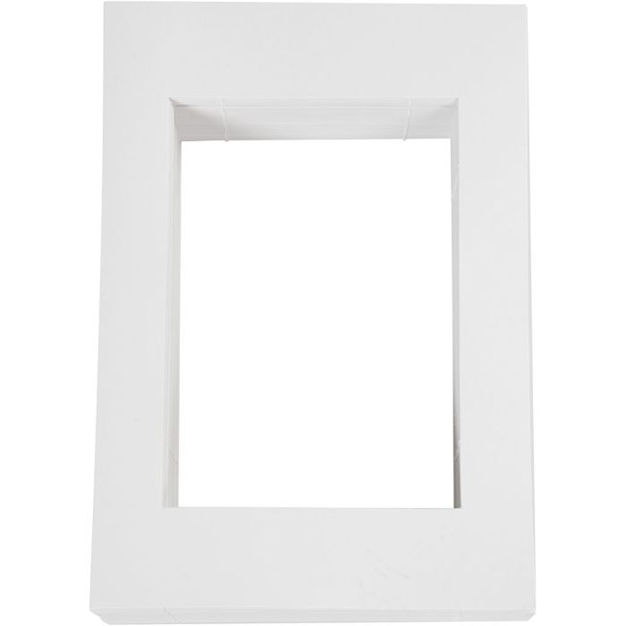 Kartonkikehykset, koko 19,8x28 cm, 500 g, valkoinen, 100kpl/ 1 pkt