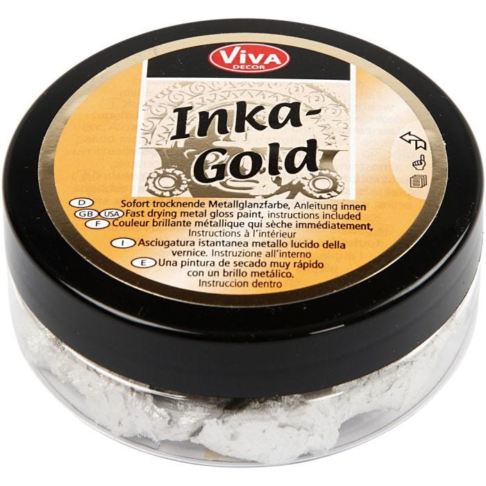 Inka Gold- Vahaväri, platinum, 50ml/ 1 tb