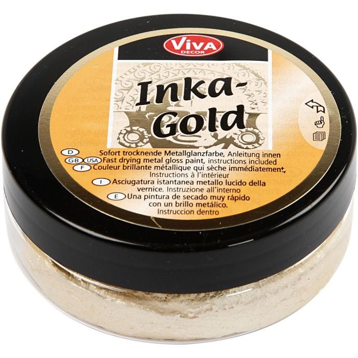 Inka Gold- Vahaväri, light gold, 50 ml/ 1 tb