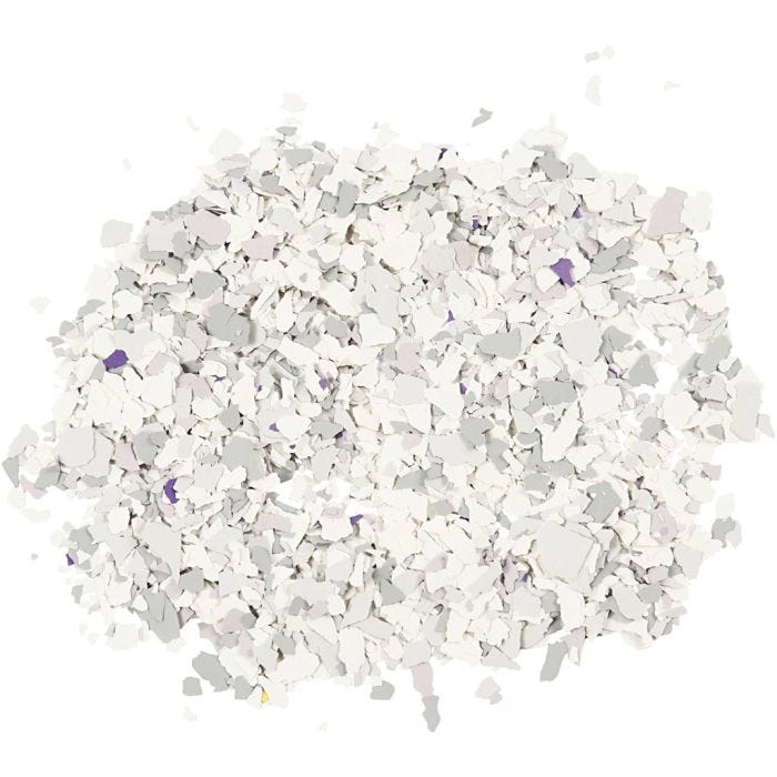 Terrazzo Hiutaleet, vaaleanharmaa, 90 g/ 1 tb