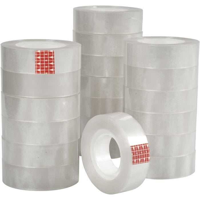 Teippi, Lev: 15 mm, 20x33 m/ 1 pkt