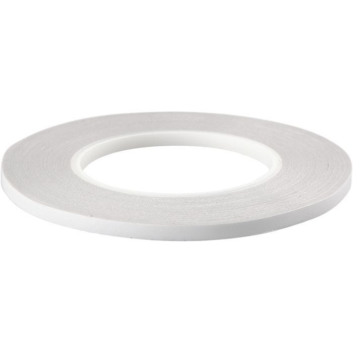 Kaksipuolinen Teippi, Lev: 6 mm, 6x50 m/ 1 pkt
