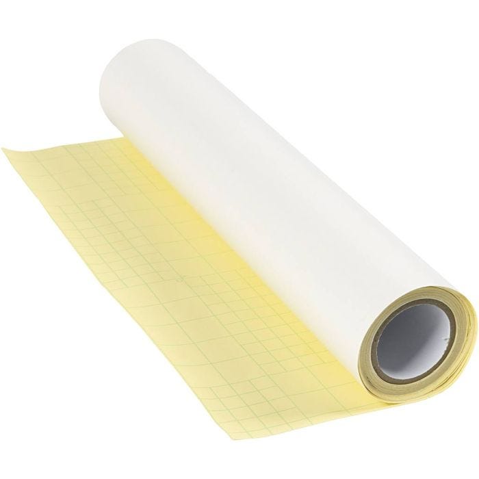Kaksipuolinen liimakalvo, Lev: 32 cm, paksuus 0,03 mm, 5 m/ 1 rll