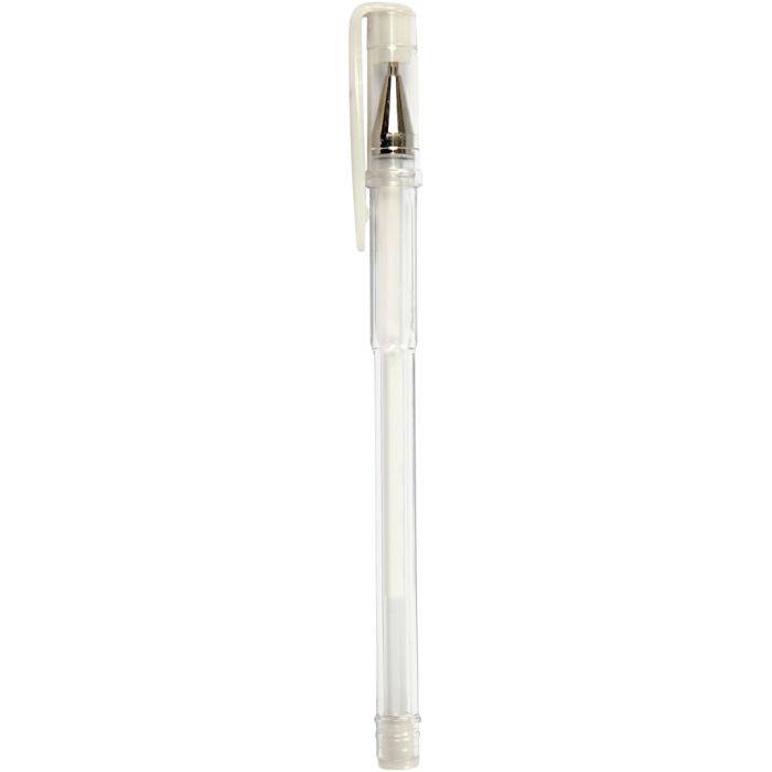 Geelikynät, paksuus 0,8 mm, valkoinen, 6 kpl/ 1 pkt