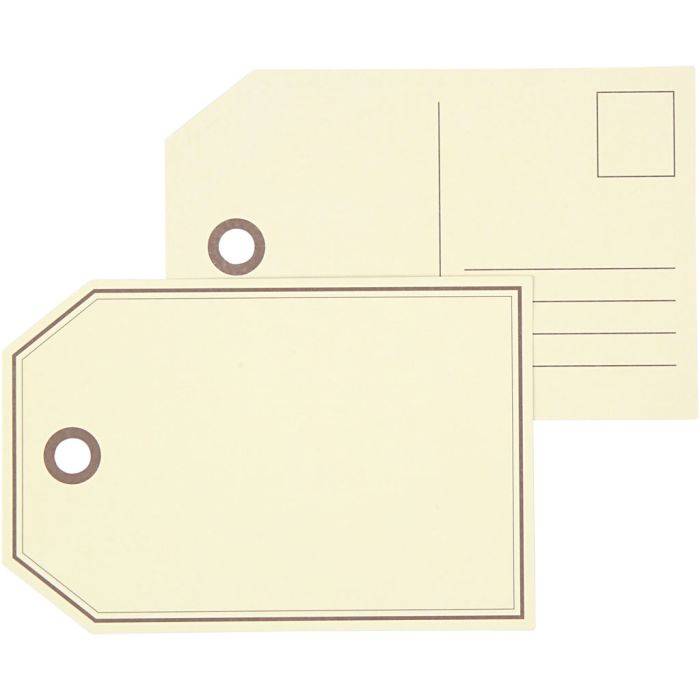 Pakettikortit, koko 15x10 cm, 300 g, 10 kpl/ 1 pkt