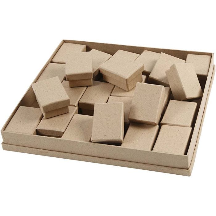 Pahvirasialajitelma, Kork. 3,5 cm, koko 5x7 cm, 24 kpl/ 1 pkt