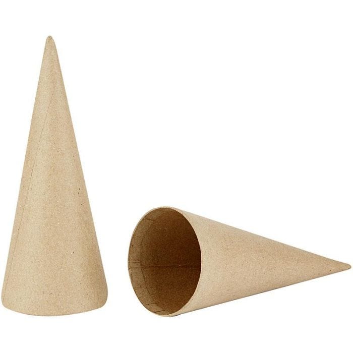 Pahvikartiot, Kork. 20 cm, halk. 8 cm, 5 kpl/ 1 pkt